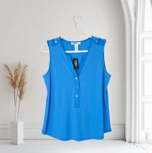 White House Black Market Sleeveless Utility Tank Top Size Medium NWT